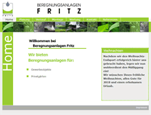 Tablet Screenshot of beregnungsanlagen-fritz.de